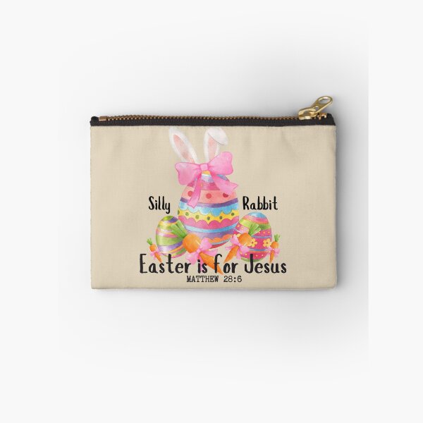 Item preview, Silly Rabbit Easter is for Jesus, Easter Eggs, Easter Bunny, Coquette Bunny Ears, Cute Easter, Watercolor Eggs designed and sold by Forevermore.