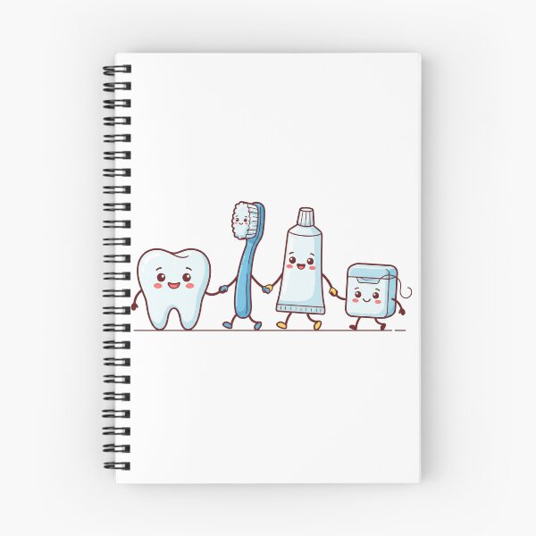 Item preview, Dental Squad - Cute Kawaii Tooth, Brush, Paste & Floss Friends designed and sold by DrToothStudio.