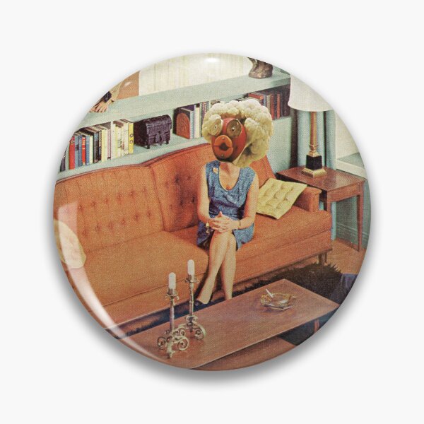 Item preview, A Magical Cocktail at the Brassicas - Weirdcore Surrealist Art Collage designed and sold by The Sticker Bureau.