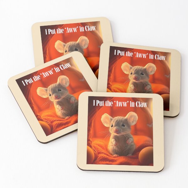 Item preview, I Put the "Aww" in Claw Pet Mouse designed and sold by Sachie's Studio.