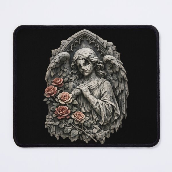 Item preview, Weeping Stone Angel With Roses designed and sold by Mouraludia.