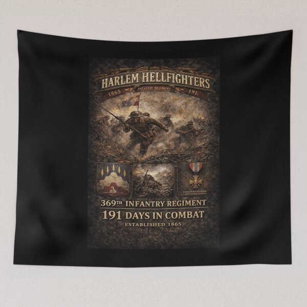 Item preview, 369th Infantry Regiment - Assault across No Man's Land - WWI designed and sold by Military Insignia Products.