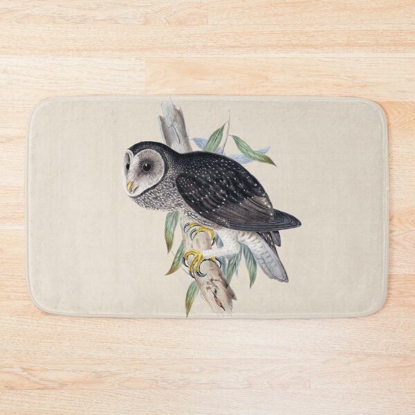 Item preview, Sooty Owl (Tyto tenebricosa) - Vintage Bird Illustration - John Gould (1840s) designed and sold by karwilberevivalcollection.