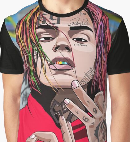 6ix9ine photo tee graphic t shirt by rufinus redbubble graphic t shirt by rufinus