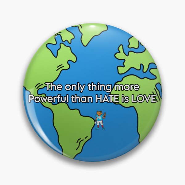 Item preview, The only thing more powerful than hate is love designed and sold by Michii2310.