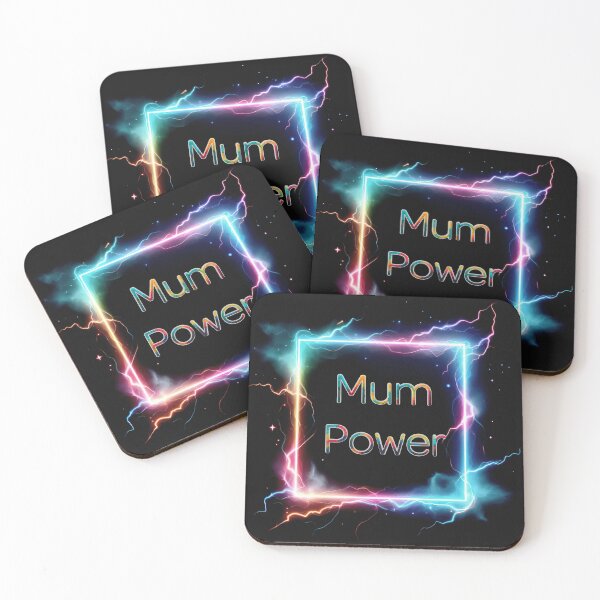 Item preview, Mum Power - Dark Edition designed and sold by Pat's Printable Vibes.