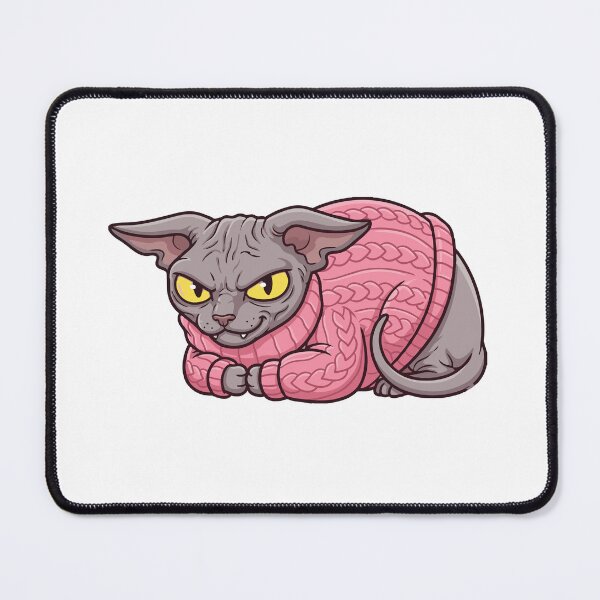 Item preview, Plotting Your Demise Sphynx Cat In Sweater designed and sold by Petzzz.