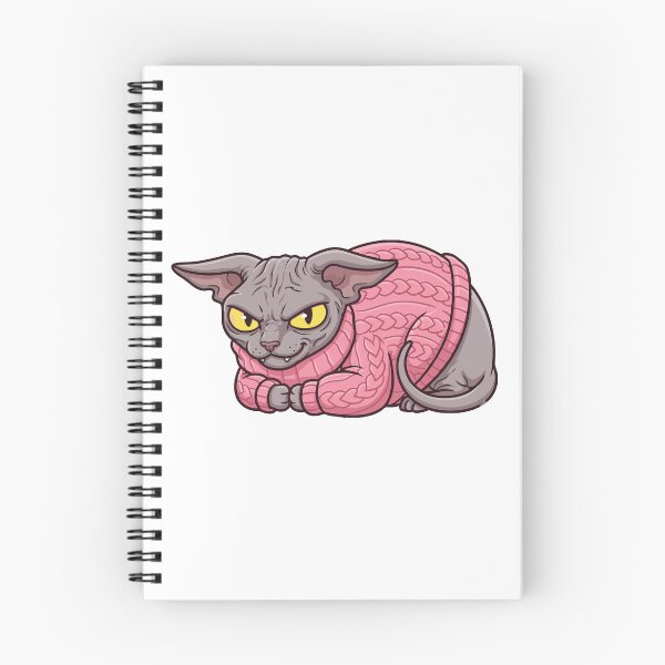 Item preview, Plotting Your Demise Sphynx Cat In Sweater designed and sold by Petzzz.