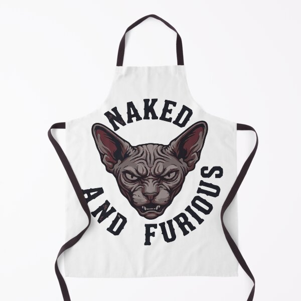 Item preview, Naked And Furious Grumpy Sphynx Cat designed and sold by Petzzz.