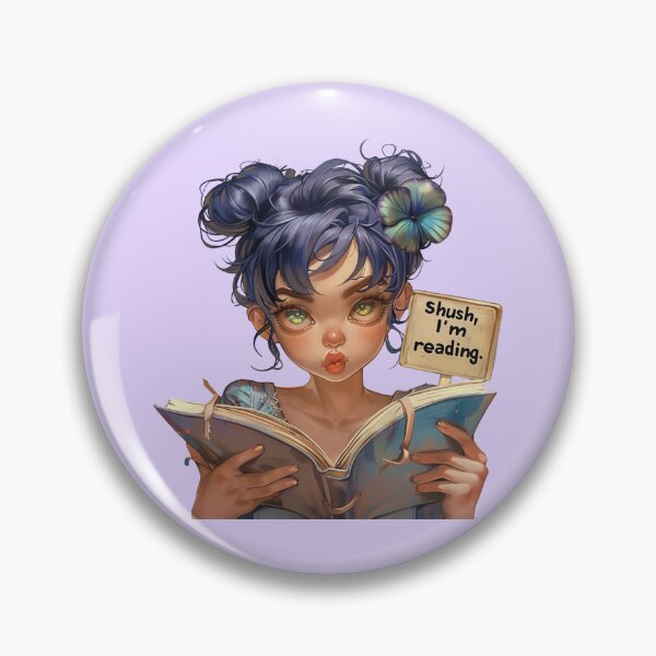 Item preview, Bookish Iris Girl designed and sold by bubblyrainbow.