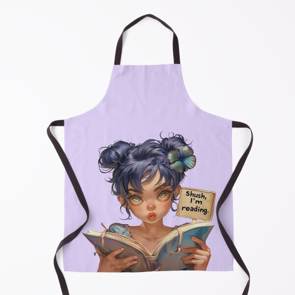 Item preview, Bookish Iris Girl designed and sold by bubblyrainbow.