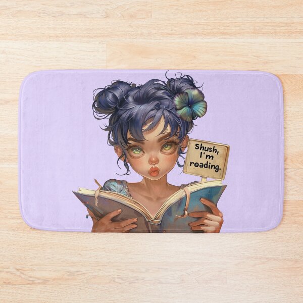 Item preview, Bookish Iris Girl designed and sold by bubblyrainbow.