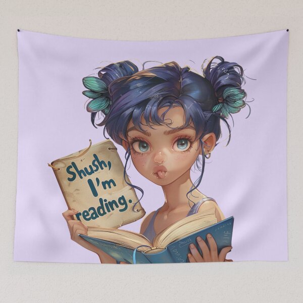 Item preview, Bookish Iris Girlie designed and sold by bubblyrainbow.