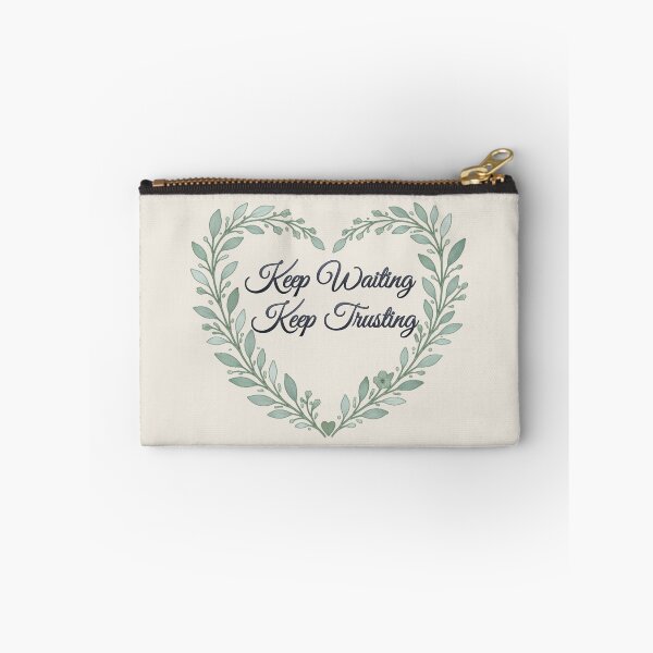 Item preview, Keep Waiting Keep Trusting Modern Christian Art designed and sold by StillTrustingCo.