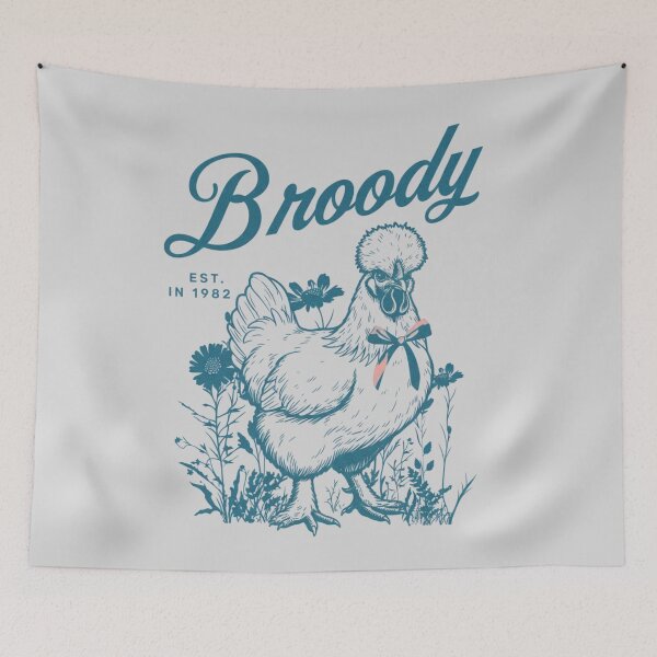Item preview, Broody Silkie Chicken  designed and sold by Gunners Inspirations.