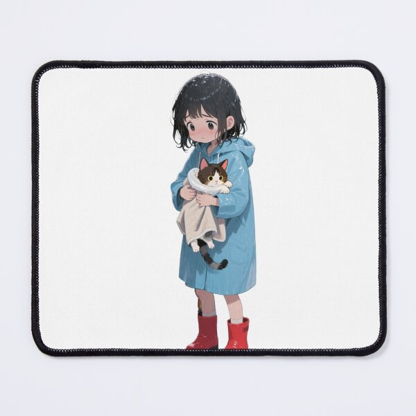 Item preview, little girl and a cat designed and sold by Lellenatavarez.