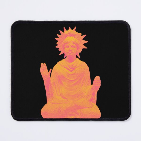 Item preview, Vibrant Sakyamuni Buddha Of Gandhara (Pakistan) on Black designed and sold by AnimaliaStar.