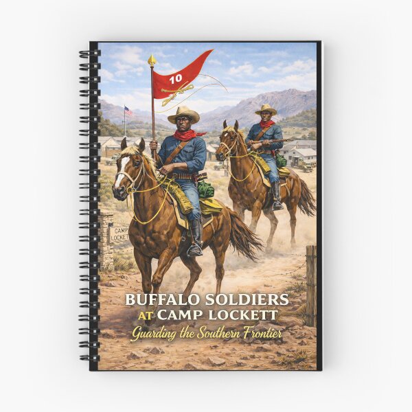Item preview, Buffalo Soldiers at Camp Lockett - 10th Cavalry designed and sold by Military Insignia Products.