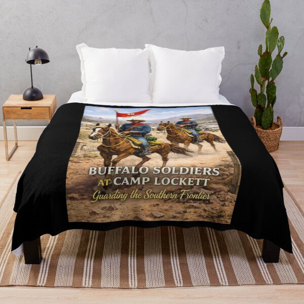 Item preview, Buffalo Soldiers at Camp Lockett - 10th Cavalry designed and sold by Military Insignia Products.
