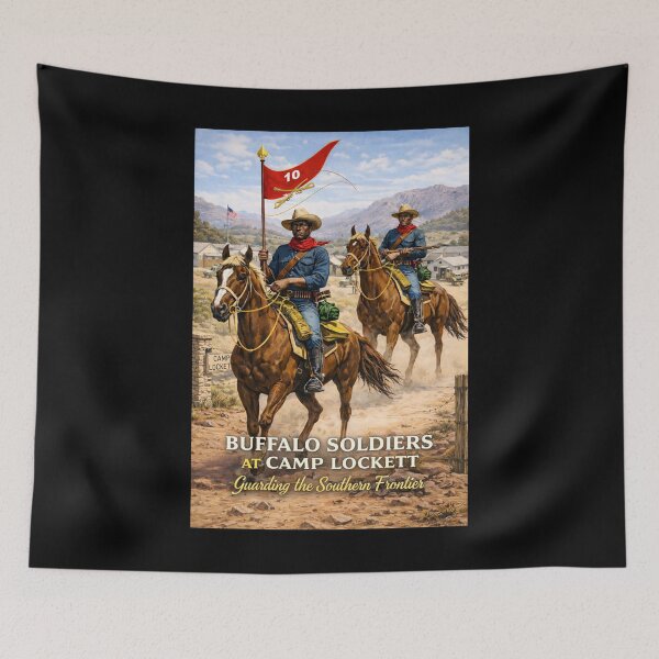 Item preview, Buffalo Soldiers at Camp Lockett - 10th Cavalry designed and sold by Military Insignia Products.