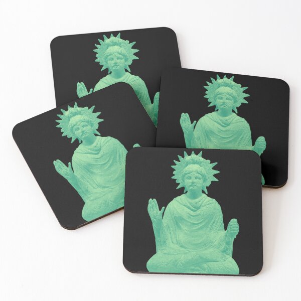 Item preview, Vibrant Sakyamuni Buddha Of Gandhara (Pakistan) on Black designed and sold by AnimaliaStar.