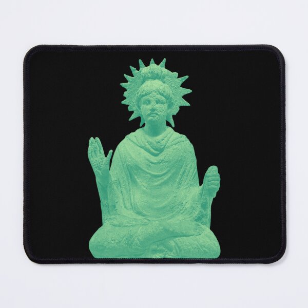 Item preview, Vibrant Sakyamuni Buddha Of Gandhara (Pakistan) on Black designed and sold by AnimaliaStar.