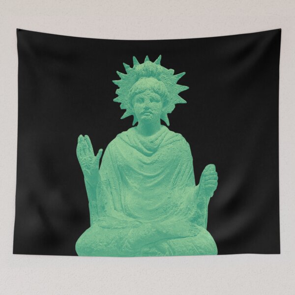 Item preview, Vibrant Sakyamuni Buddha Of Gandhara (Pakistan) on Black designed and sold by AnimaliaStar.