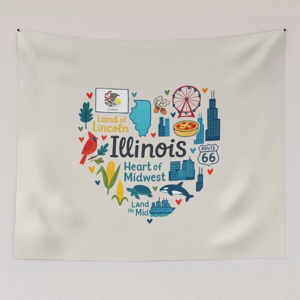 Item preview, Illinois  designed and sold by FAFOart.