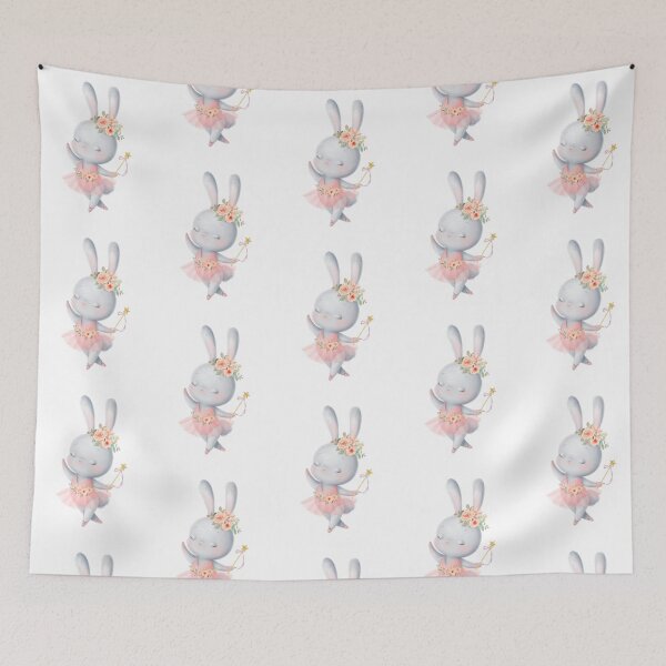 Item preview, Whimsical Ballet Bunny Princess designed and sold by CookieandShadow.