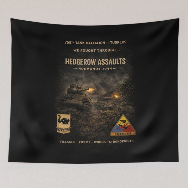 Item preview, Hedgerow assault in Normandy, 1944 - Shirt - Back designed and sold by Military Insignia Products.
