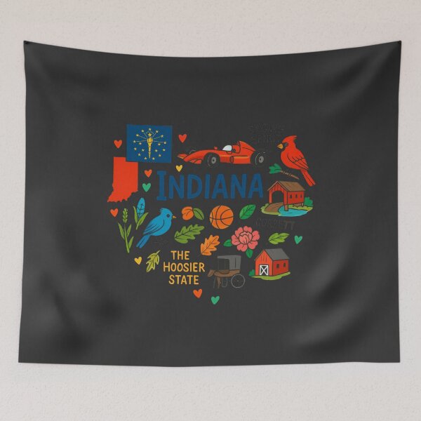 Item preview, Indiana Spirit Collage designed and sold by FAFOart.