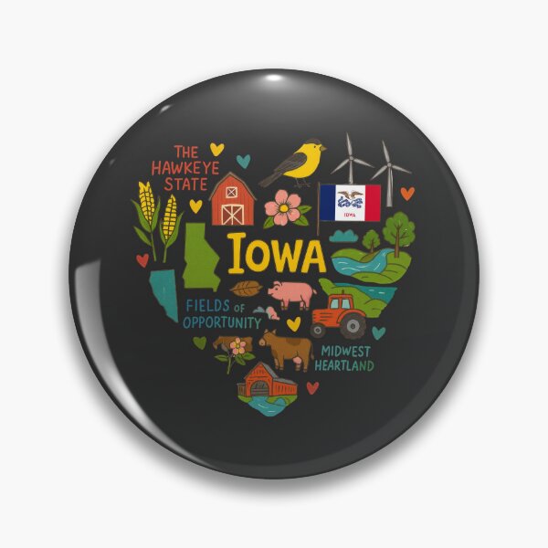 Item preview, Iowa Midwest Heartland designed and sold by FAFOart.