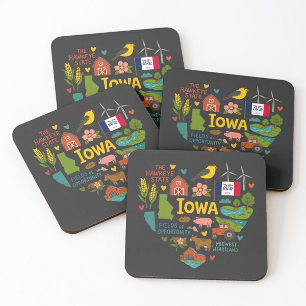 Item preview, Iowa Midwest Heartland designed and sold by FAFOart.
