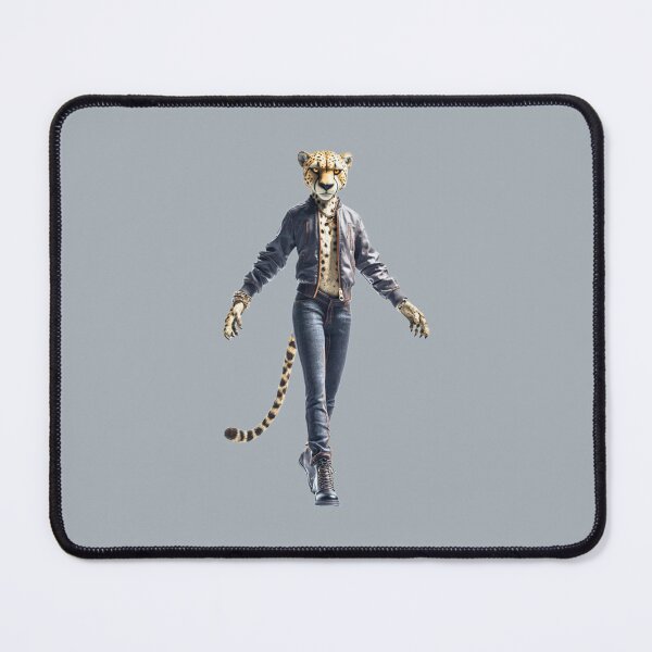Item preview, Midnight Hustler Cheetah Urban Maverick Sticker designed and sold by MYTHIC PEEL STICKERS.