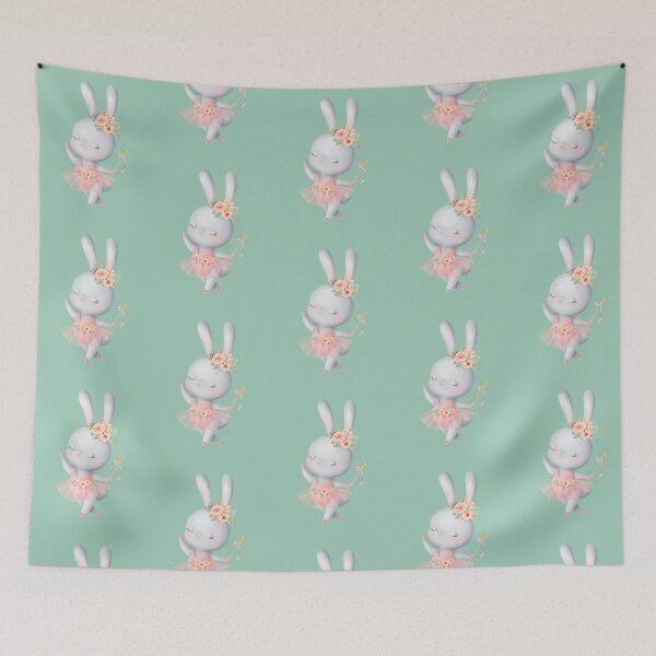 Item preview,  Whimsical Ballet Bunny Princess designed and sold by CookieandShadow.