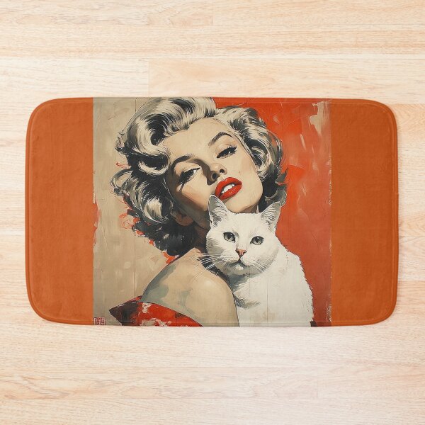 Item preview, Beautiful girl with a cat. designed and sold by Natalia-Vlad.