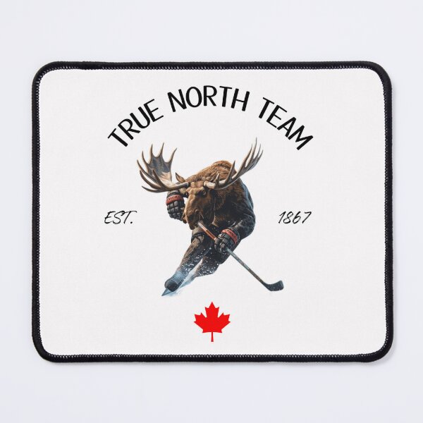 Item preview, Canadian Moose Ice Hockey Player - True North Team Est. 1867 - The True North Team designed and sold by PowerKanjiFit.