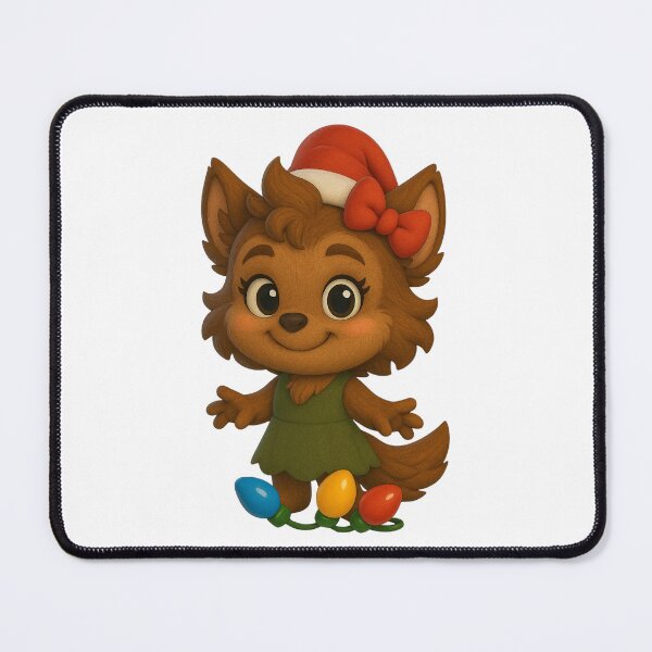 Item preview, Christmas Werewolf Girl designed and sold by Sillytoe.