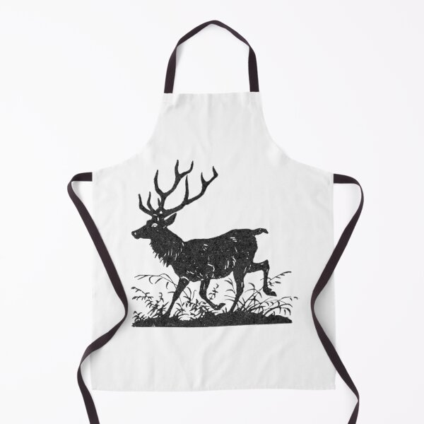 Item preview, Vintage Stag Silhouette, Vintage Buck Illustration  designed and sold by HawthorneFlame.