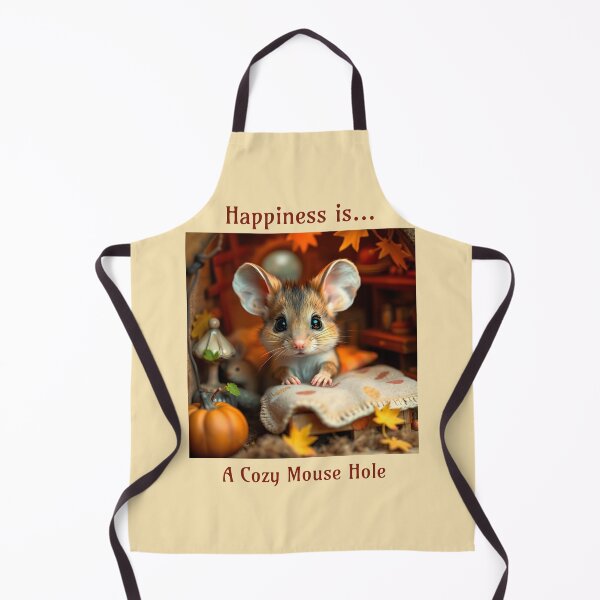 Item preview, Happiness is a Cozy Mouse Hole Pet Mouse designed and sold by Sachie's Studio.