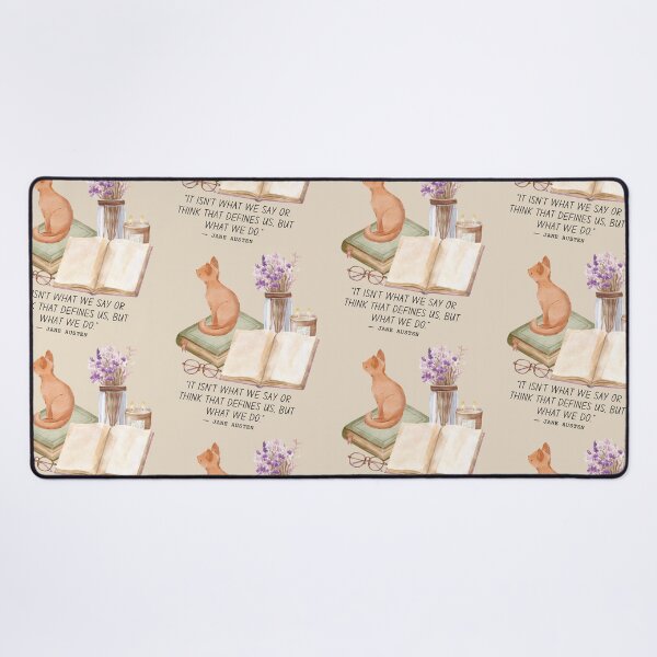 Item preview, "It Isn't What We Say or Think That Defines Us, But What We Do", Jane Austen designed and sold by Teacher-Toast.