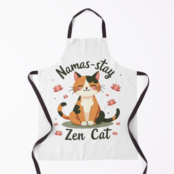 Item preview, Punny Adorable Zen Cat designed and sold by highvibz72.
