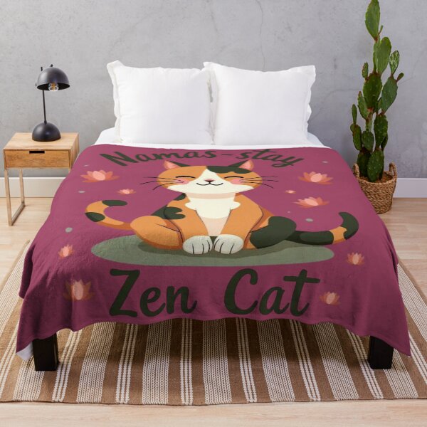 Item preview, Punny Adorable  Zen Cat designed and sold by highvibz72.