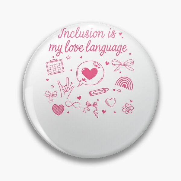 Item preview, Inclusion Is My Love Language designed and sold by krystalRomanart.