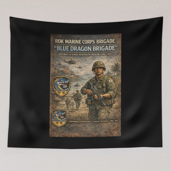 Item preview, Korea - ROK Marine Brigade - Blue Dragons designed and sold by Military Insignia Products.