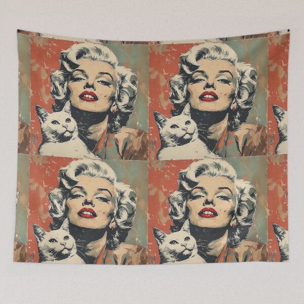 Item preview, Beautiful girl with a cat. designed and sold by Natalia-Vlad.
