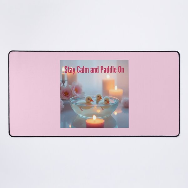 Item preview, Stay Calm and Paddle On Ducklings designed and sold by Sachie's Studio.