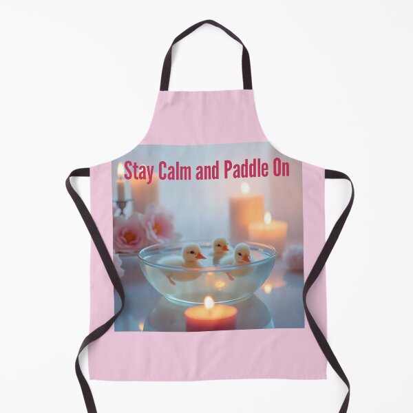 Item preview, Stay Calm and Paddle On Ducklings designed and sold by Sachie's Studio.