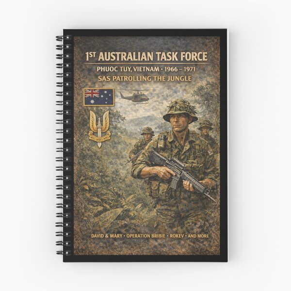 Item preview, SAS patrolling the jungle in Vietnam designed and sold by Military Insignia Products.