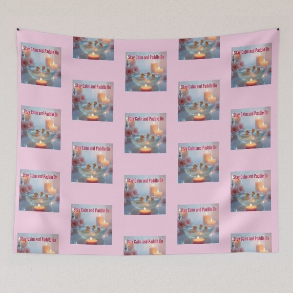 Item preview, Stay Calm and Paddle On Ducklings designed and sold by Sachie's Studio.